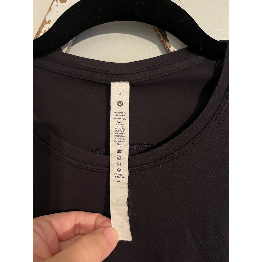 Lululemon Gather and Grow Tank Top Black Size 4 - Picture 5 of 7